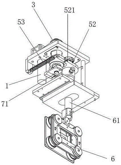 Electrode shaft driving device of extraction electrode