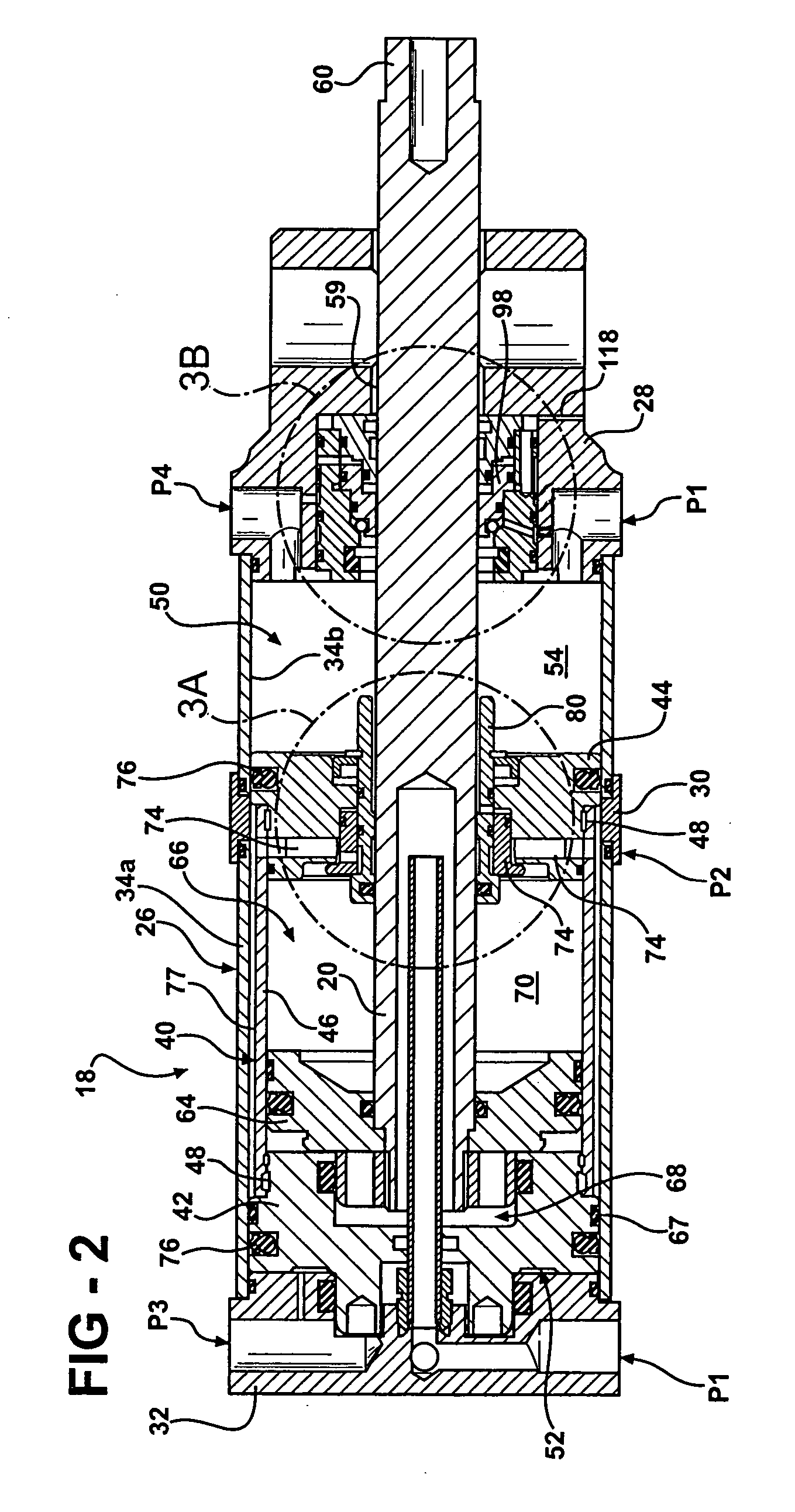 Low impact spot welding cylinder using single piston