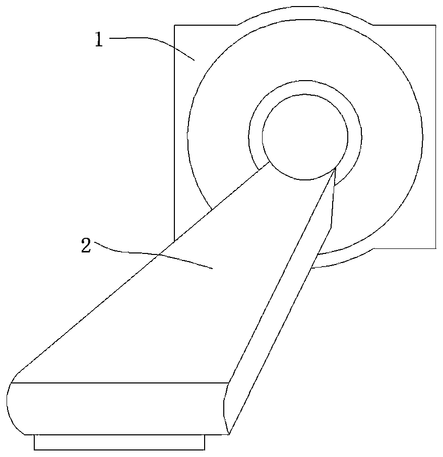 Low-dosage CT perfusion scanning imaging system