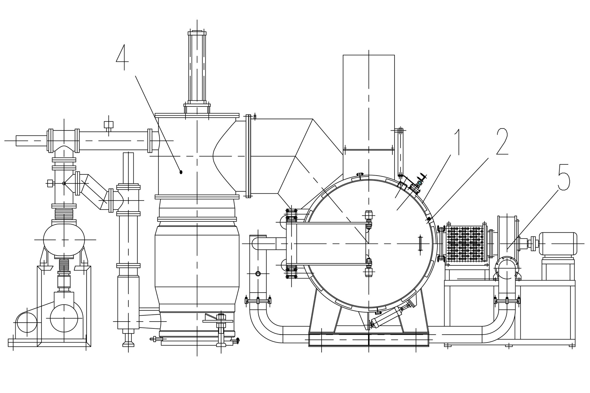 Large vacuum annealing furnace