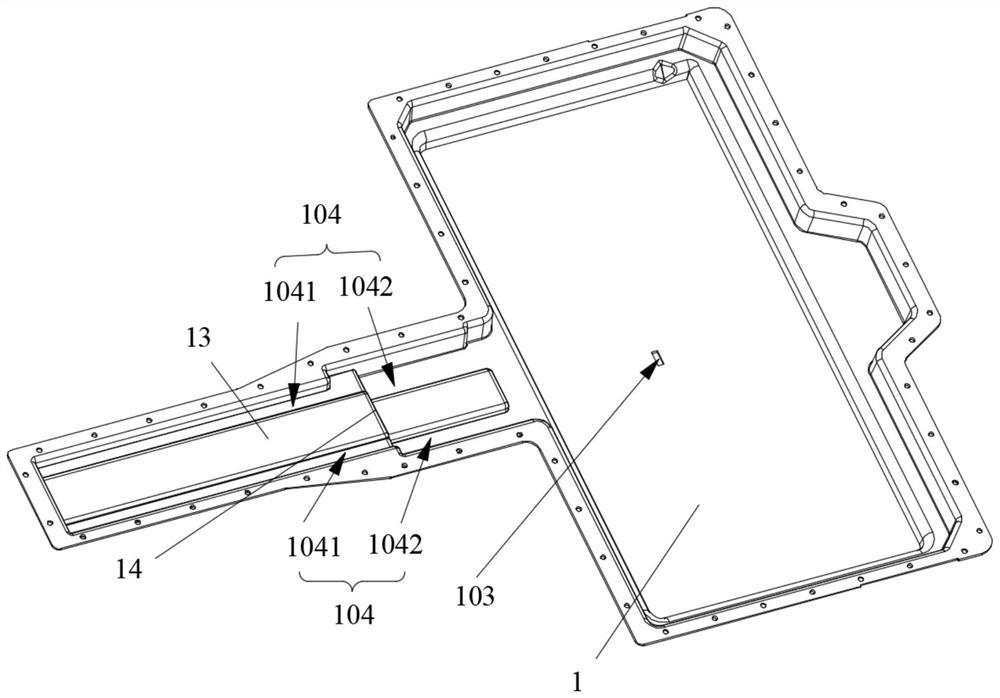 Battery upper box body assembly capable of delaying thermal runaway and battery assembly