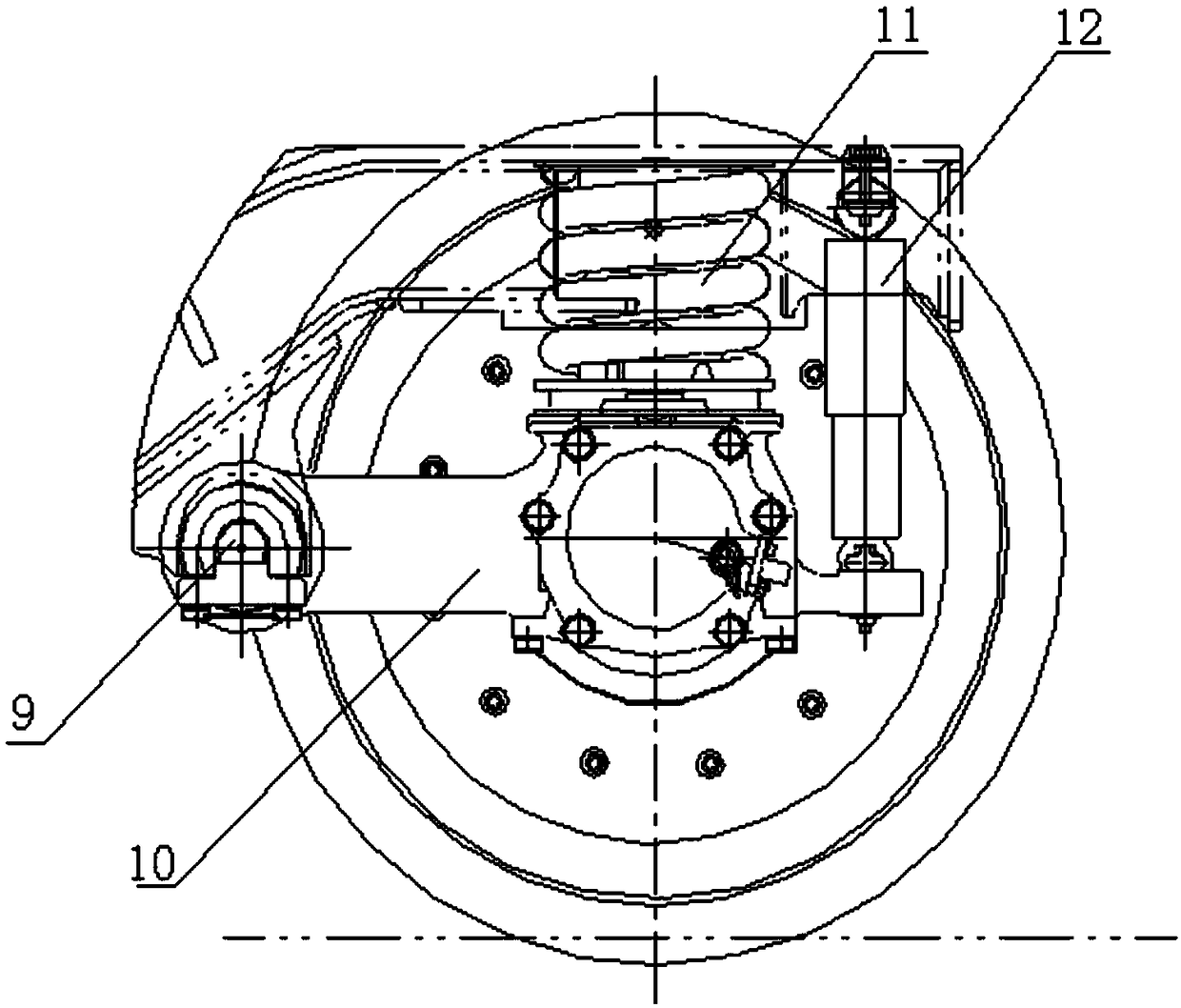 Rotating arm joint variable in stiffness and series of positioning device having same