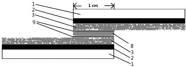 YBCO high-temperature superconductive film band connection technology and special-purpose auxiliary clamp thereof