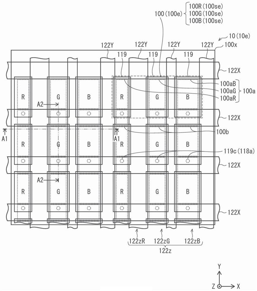 Self-luminous display panel