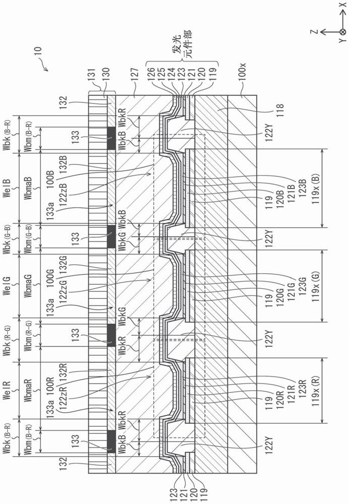 Self-luminous display panel