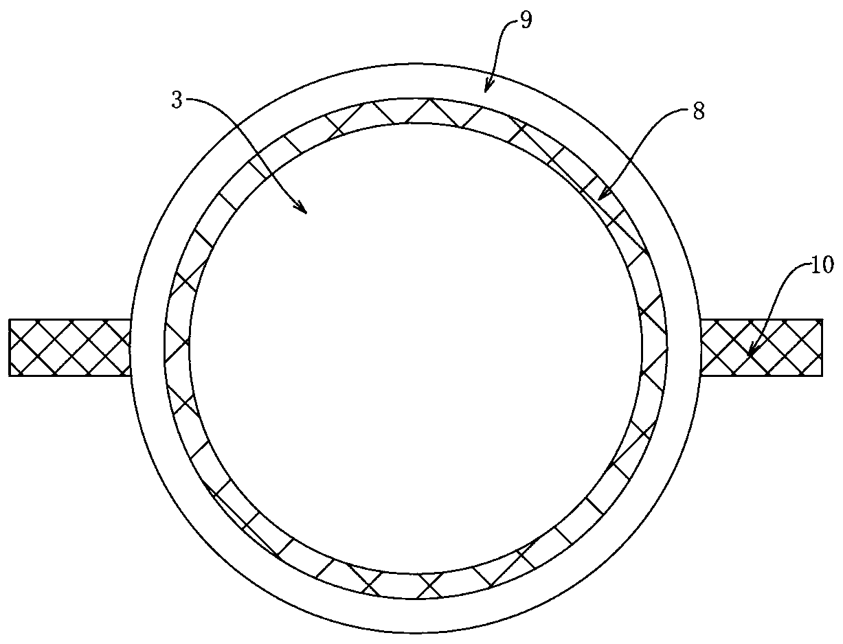 Overwater floating body anchoring system adapting to large wind power