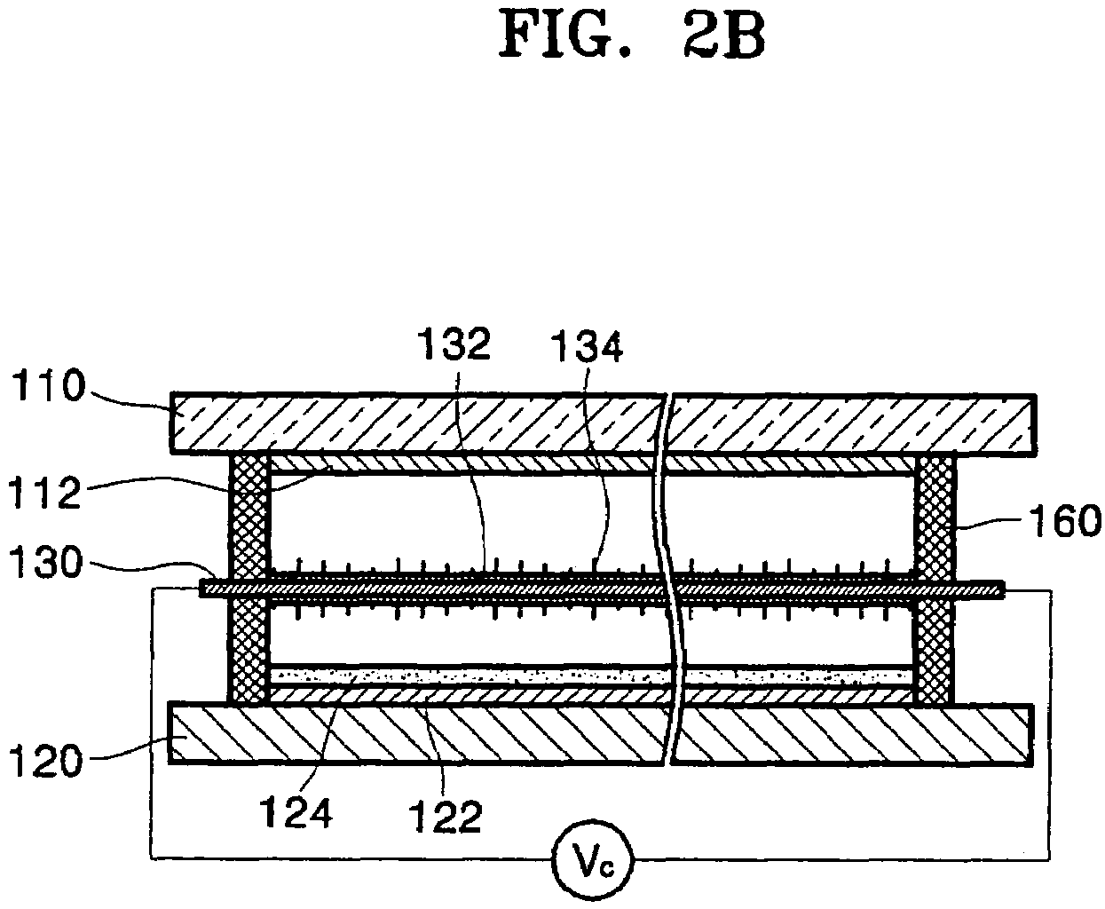 Thermal electron emission backlight device