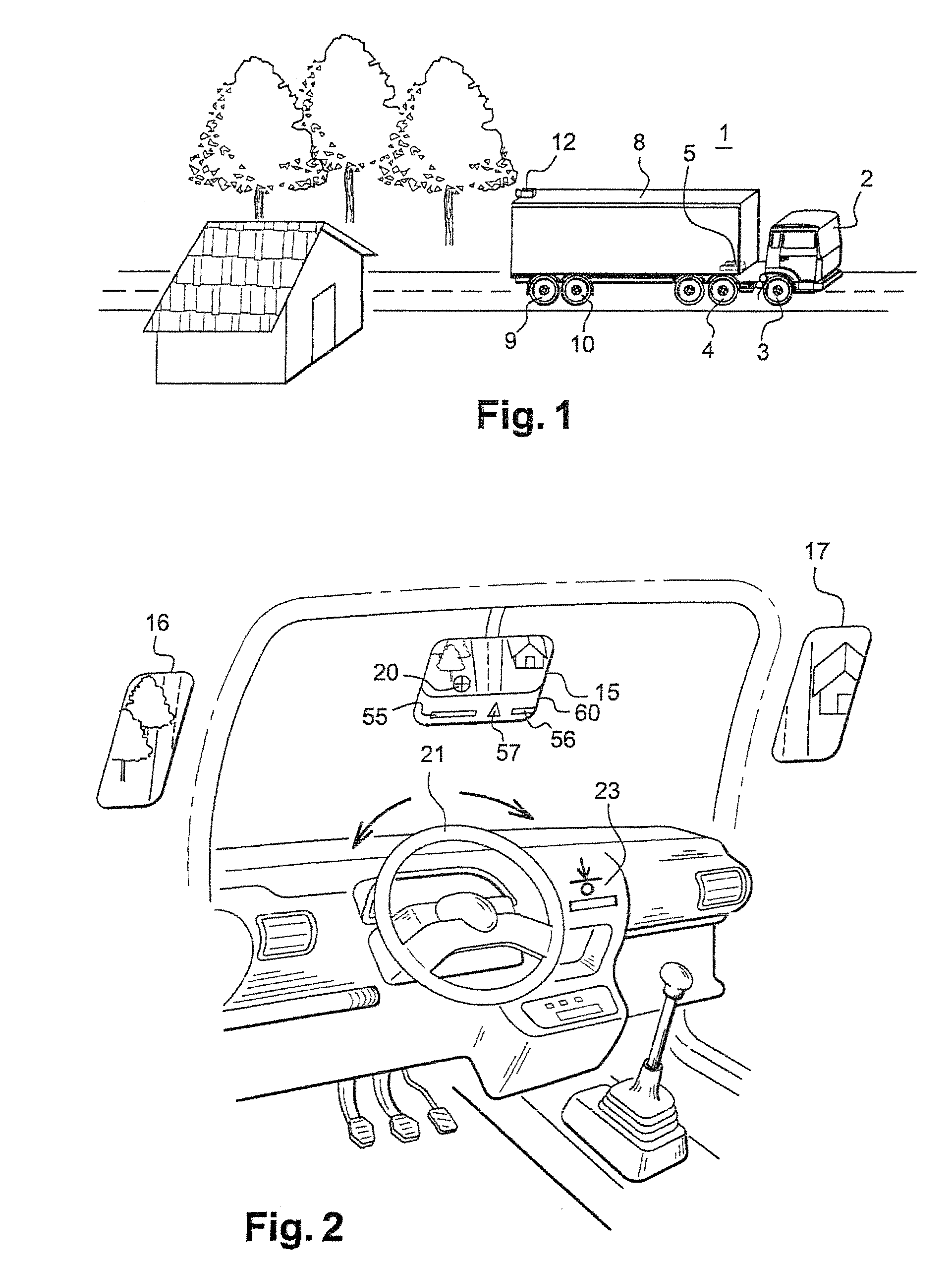 Drive assisting method for reversal path with drawn vehicle