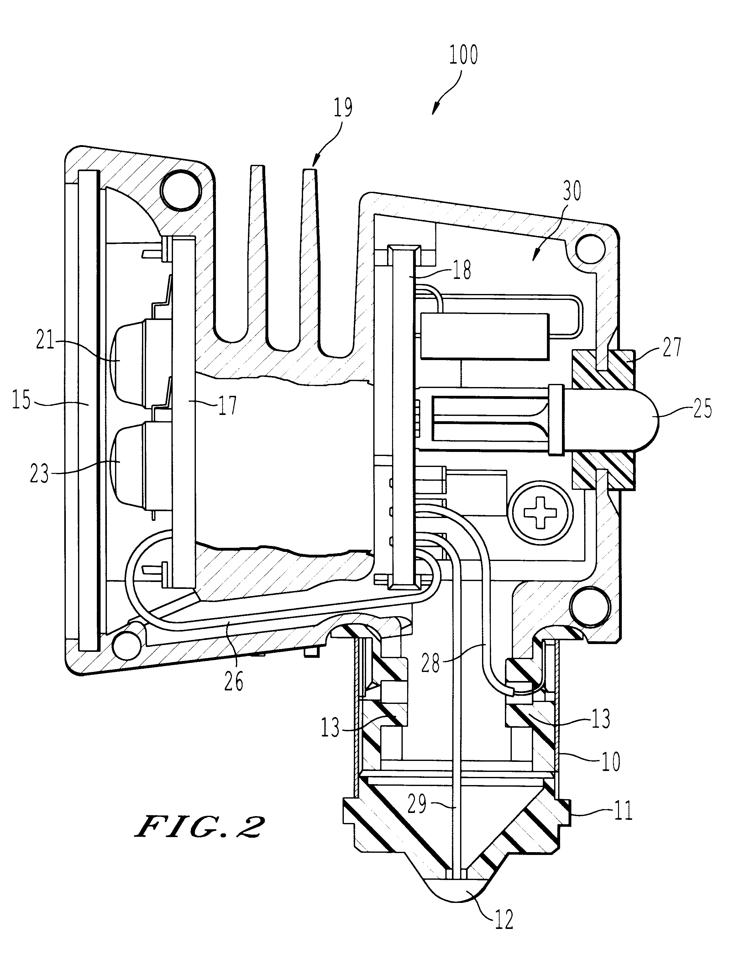 LED wayside signal for a railway