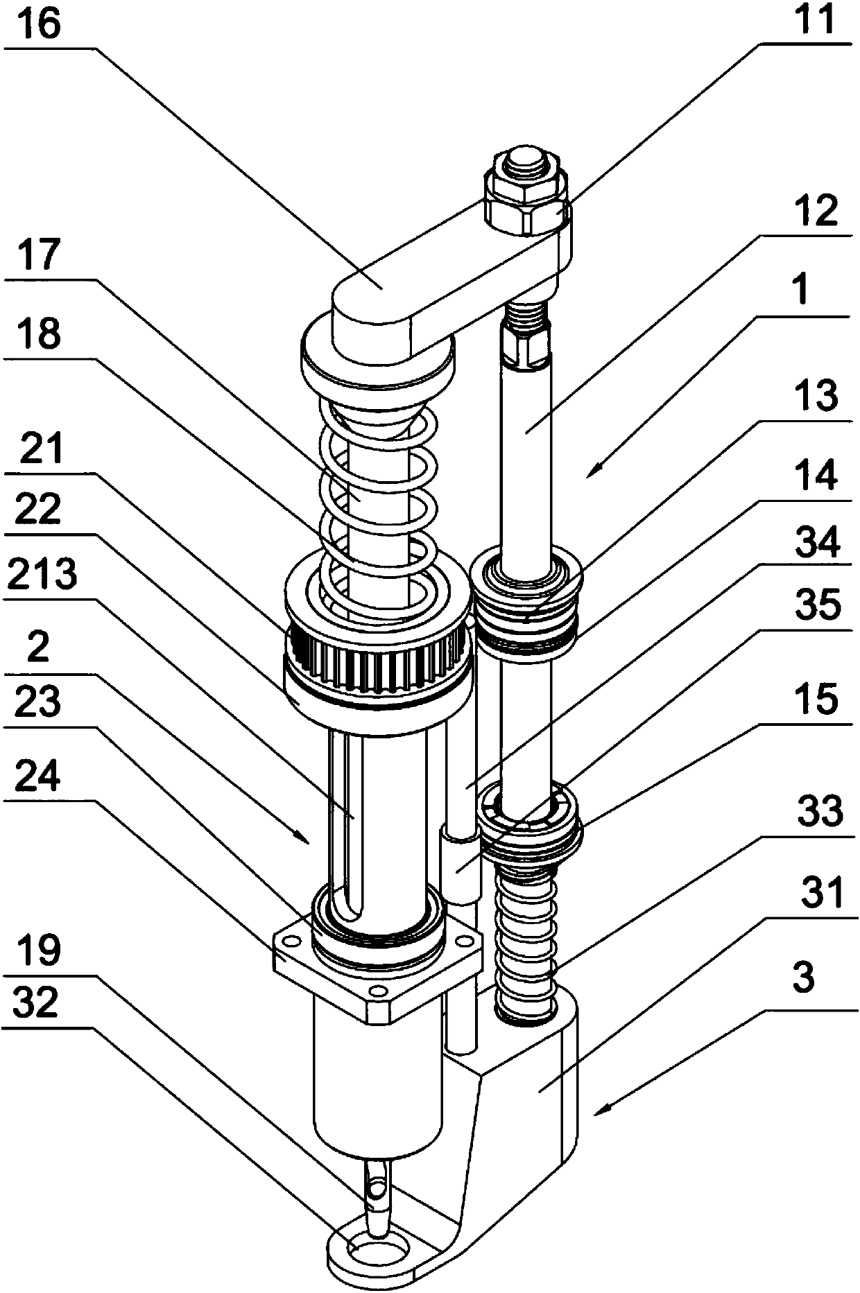 Punching device and multi-station punching machine