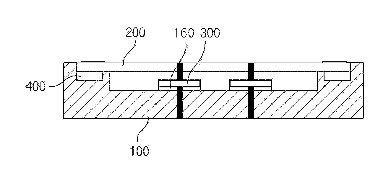 Chip substrate comprising a groove portion and chip package using the chip substrate