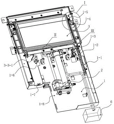 Opening and closing control mechanism for ATM movement banknote door