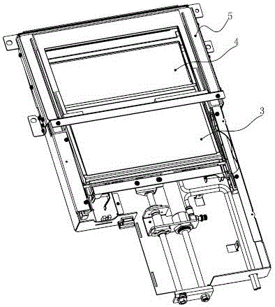 Opening and closing control mechanism for ATM movement banknote door