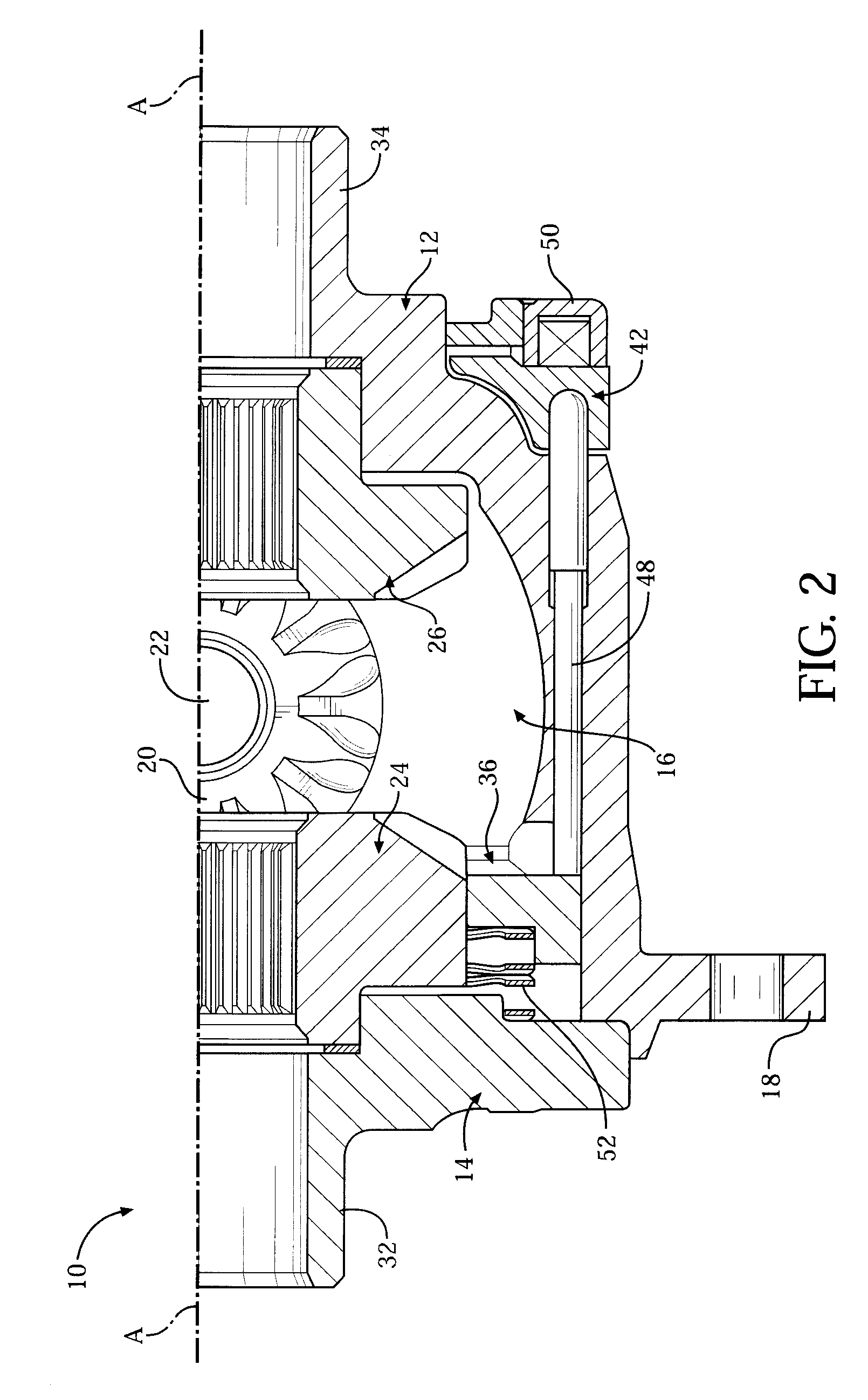 Electronically controlled locking differential having under-dash control system