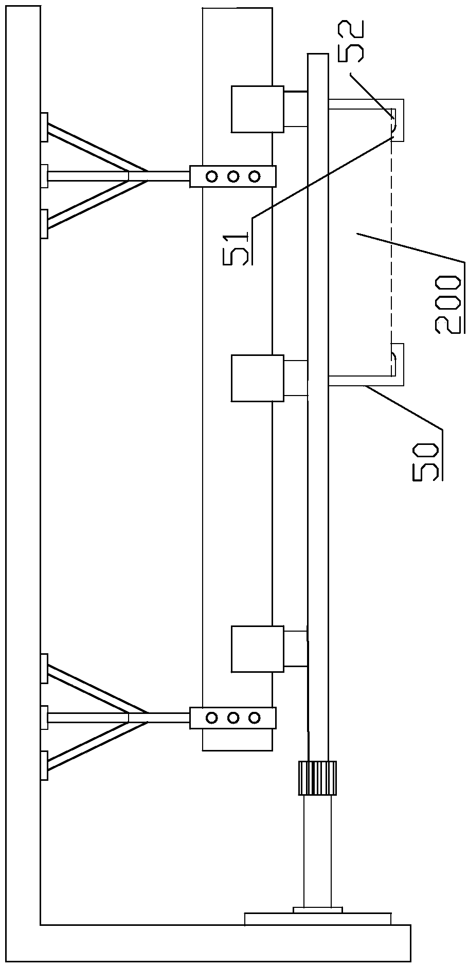 Suspension type hospital bed smart mobile terminal