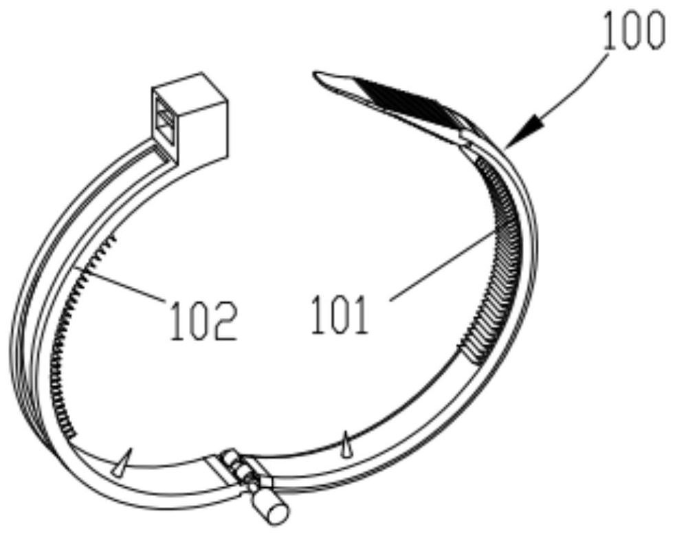 Anastomosis hooping cylinder clip applier