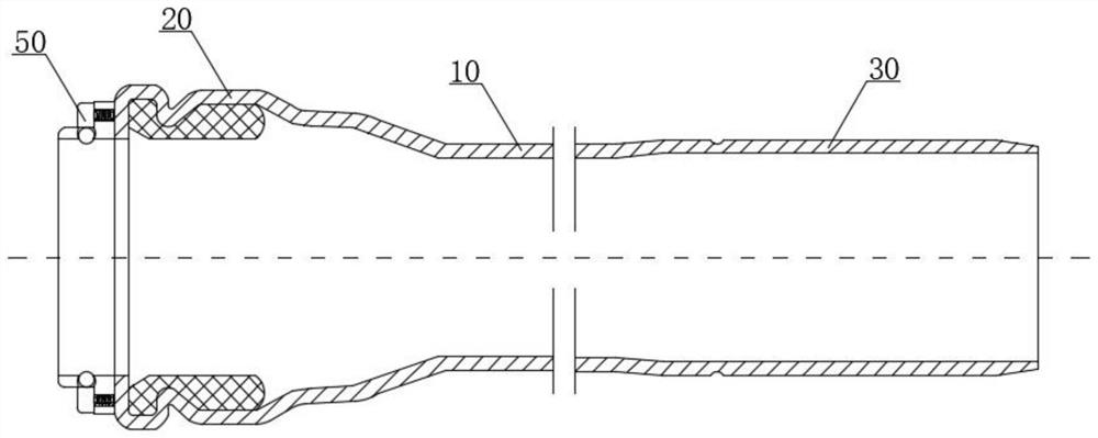 Wear-resistant antibacterial pipeline