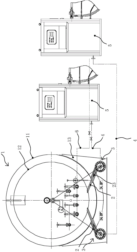 LNG liquid adding system