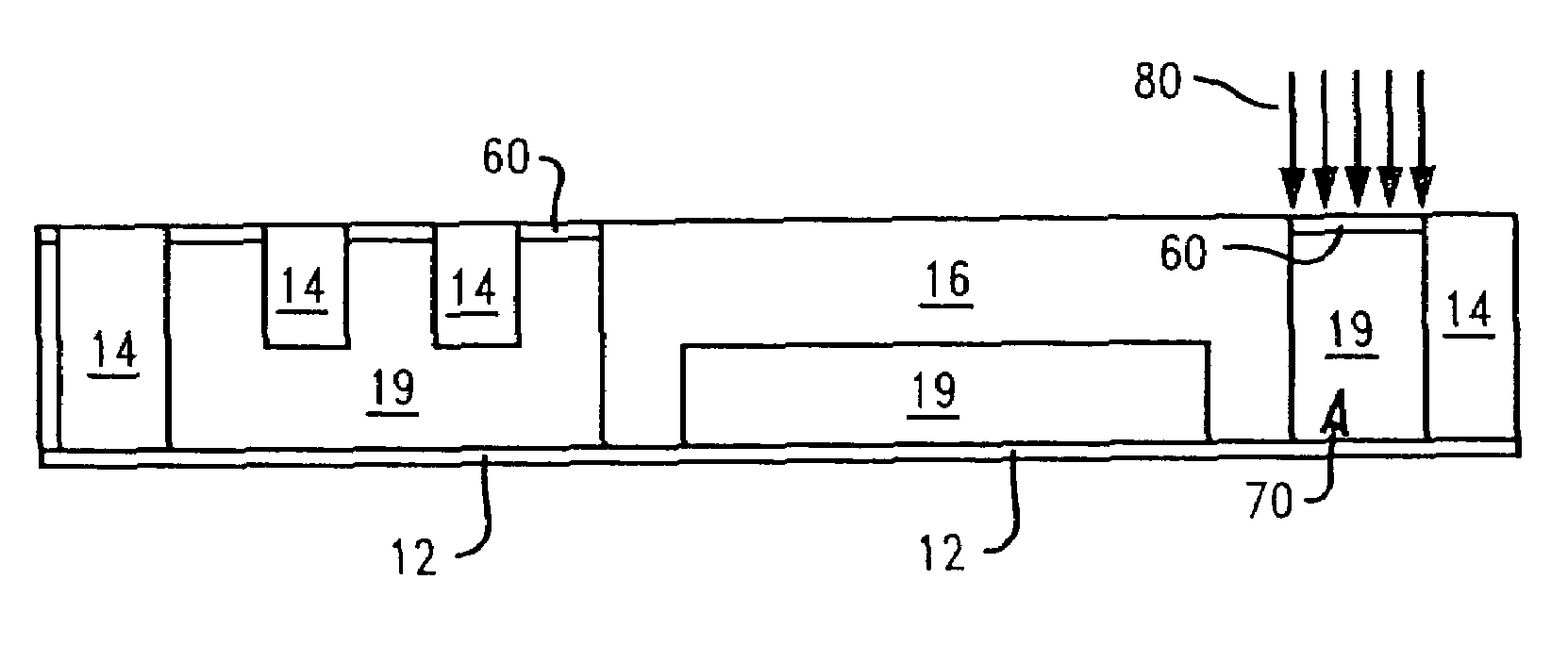 Crackstop with release layer for crack control in semiconductors