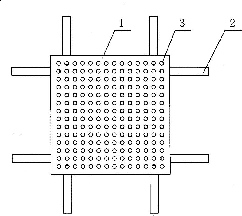 Modularized accumulated water drainage device for drainage and backfill layers of same layer