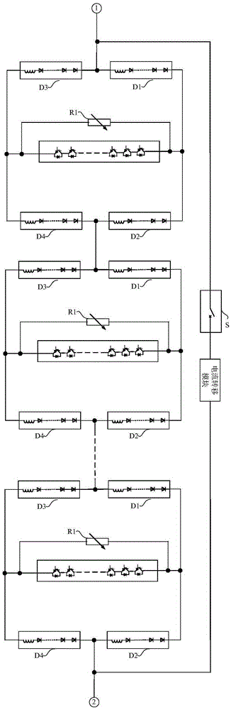 High-voltage DC breaker and control method thereof