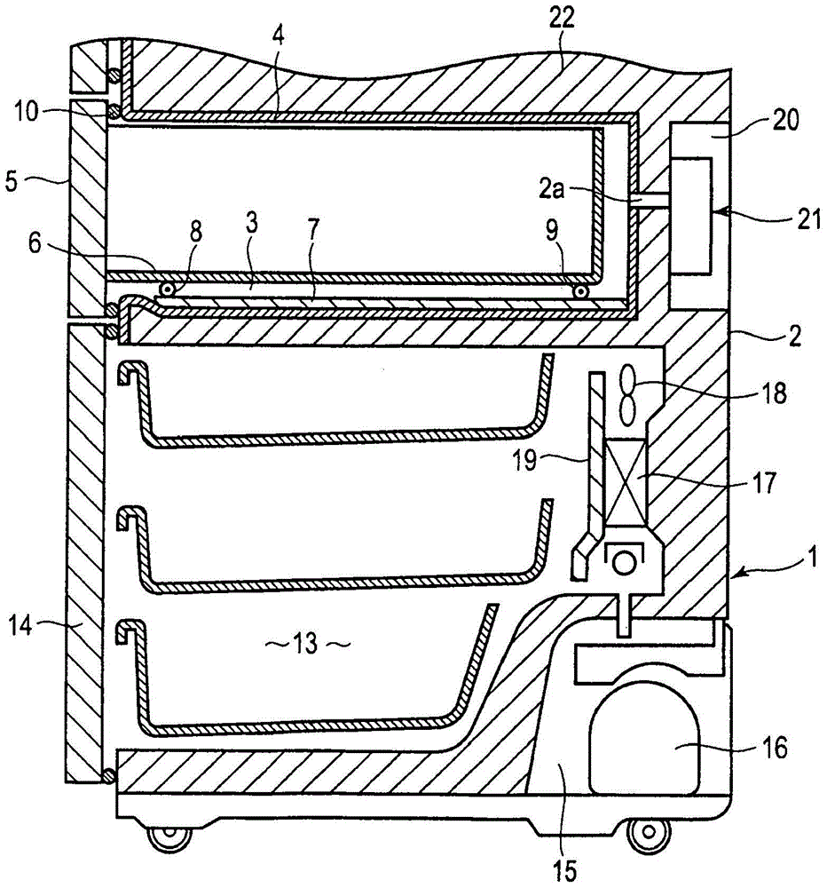 Oxygen reduction device and refrigerator