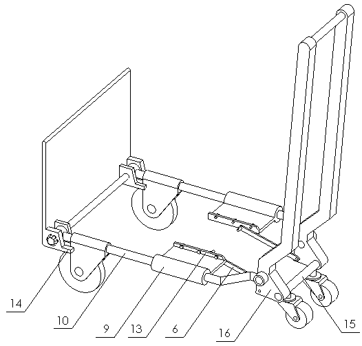 Dual-purpose foldable carrying cart