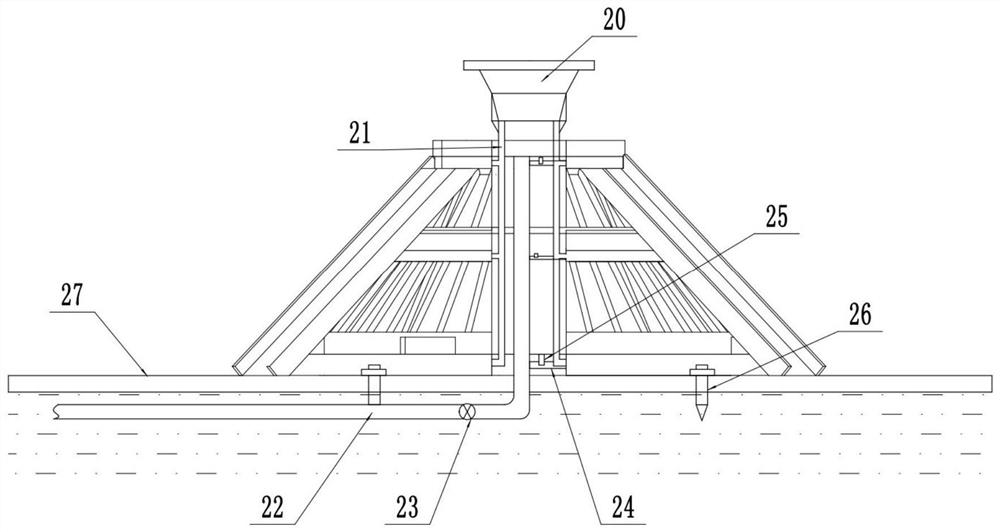 Multidirectional feed trough device for livestock breeding feeding