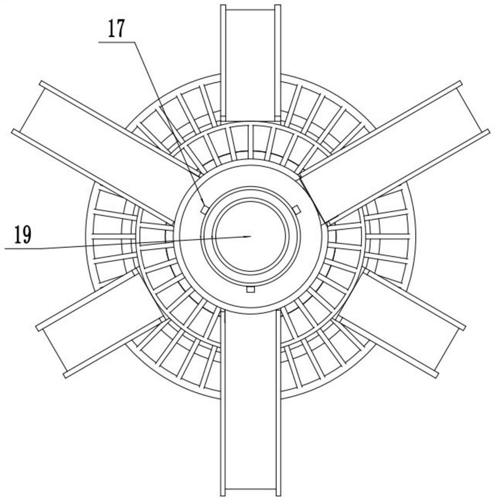 Multidirectional feed trough device for livestock breeding feeding