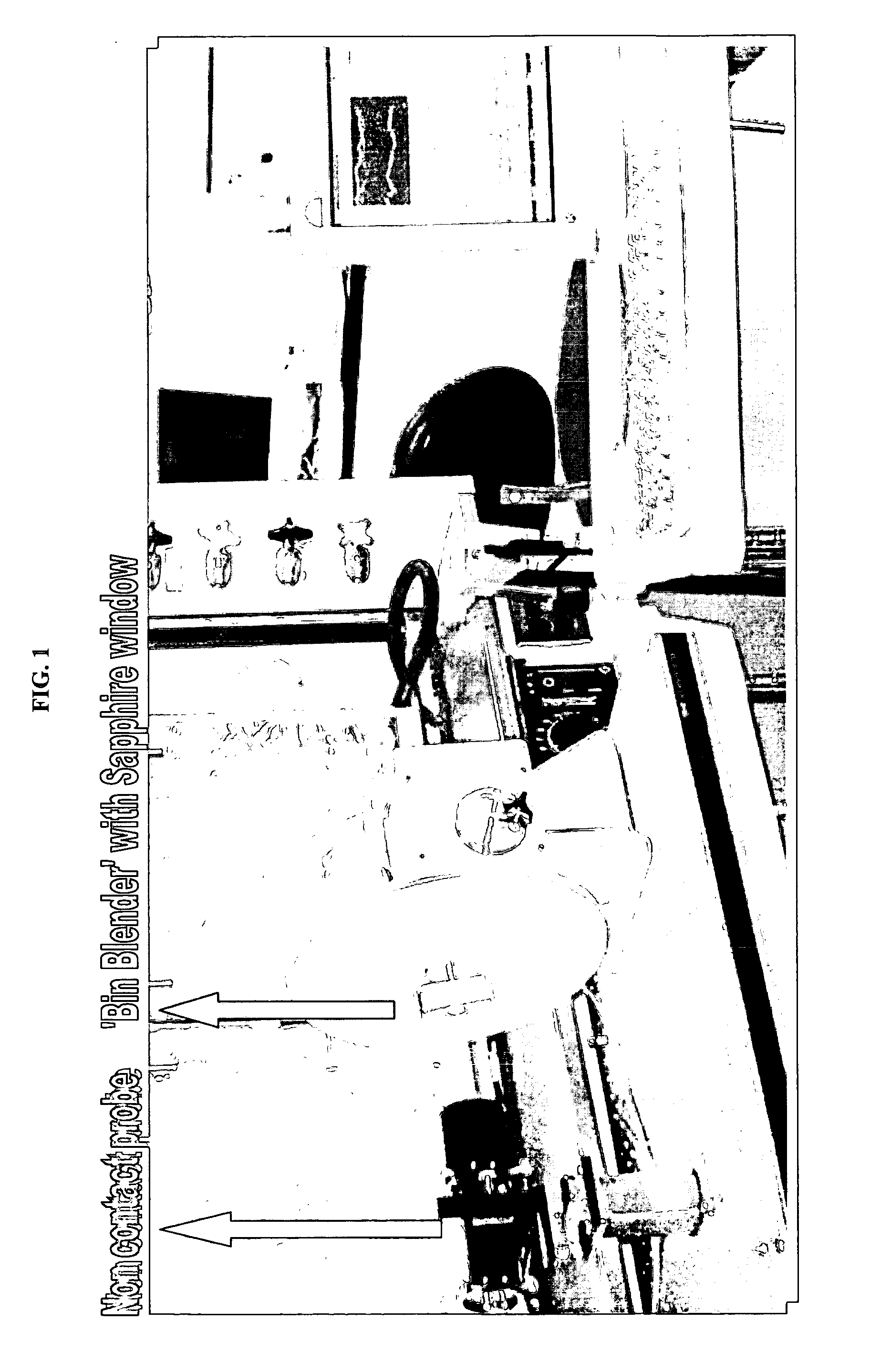 Method of monitoring the blending of a mixture