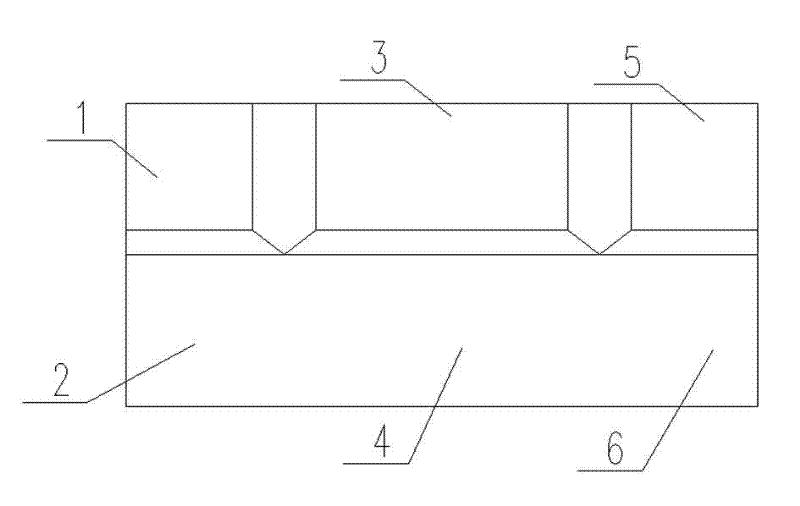 Fence linkage block and production process thereof