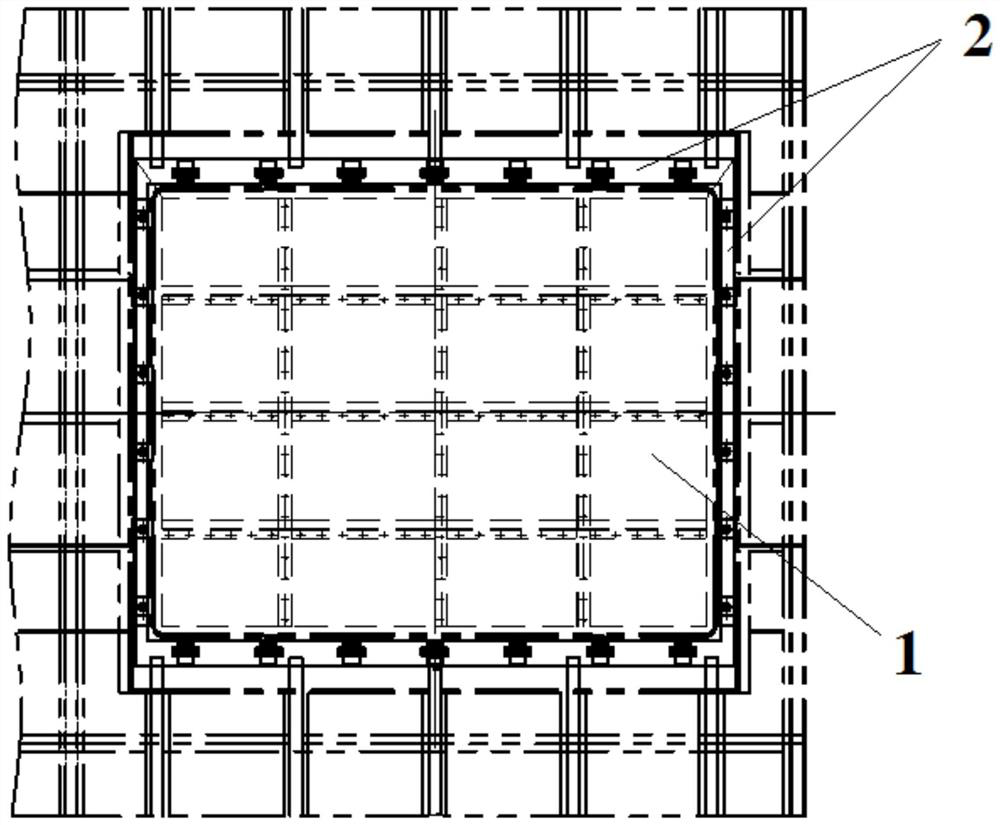 Low-wind-resistance car roof movable cover mounting structure