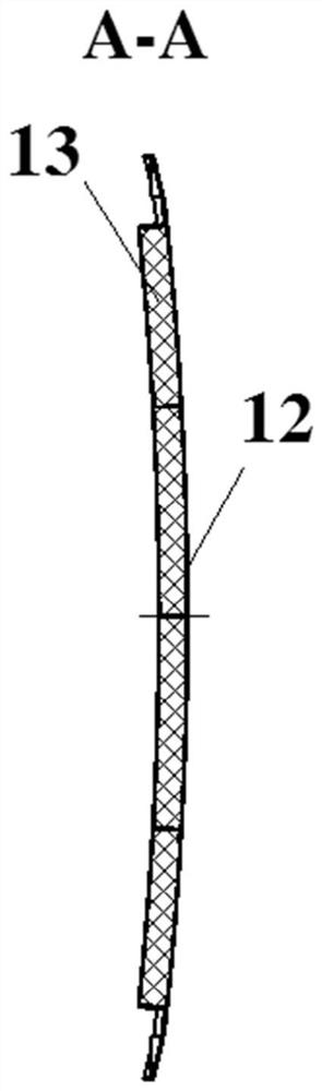 Low-wind-resistance car roof movable cover mounting structure