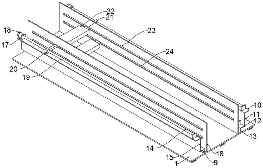 Hot bending forming device for vehicle-mounted glass processing and processing method thereof