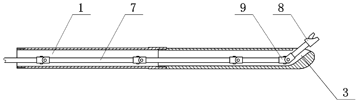 Variable trajectory drilling method and device