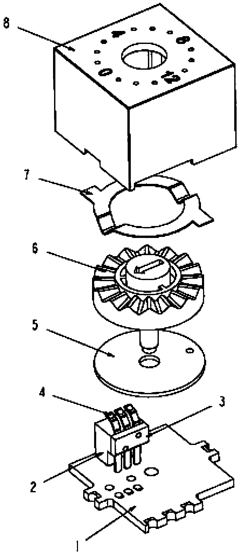 Rotary type step-by-step balancer and preparation technology thereof