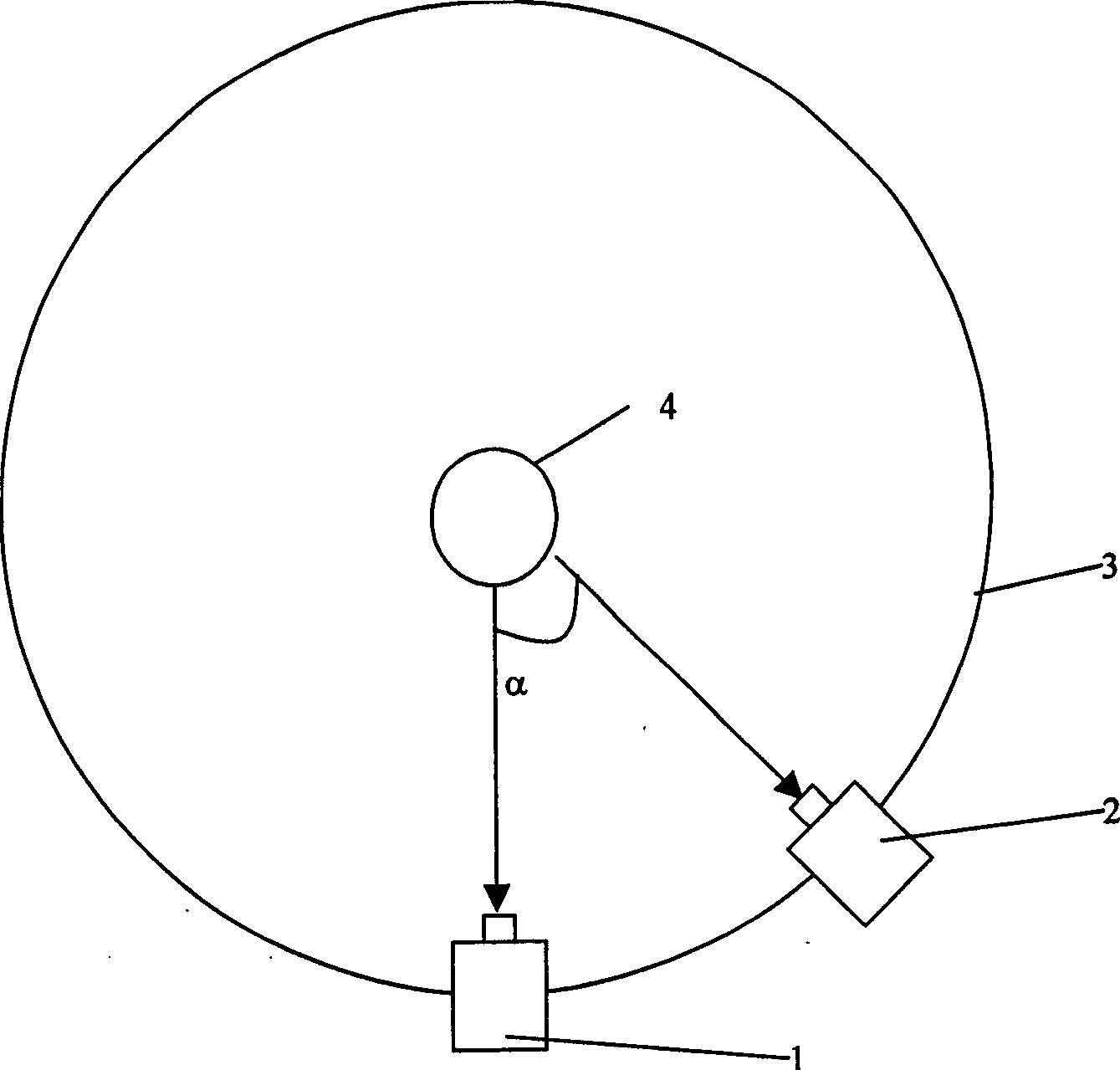 Combined recognising method for man face and ear characteristics