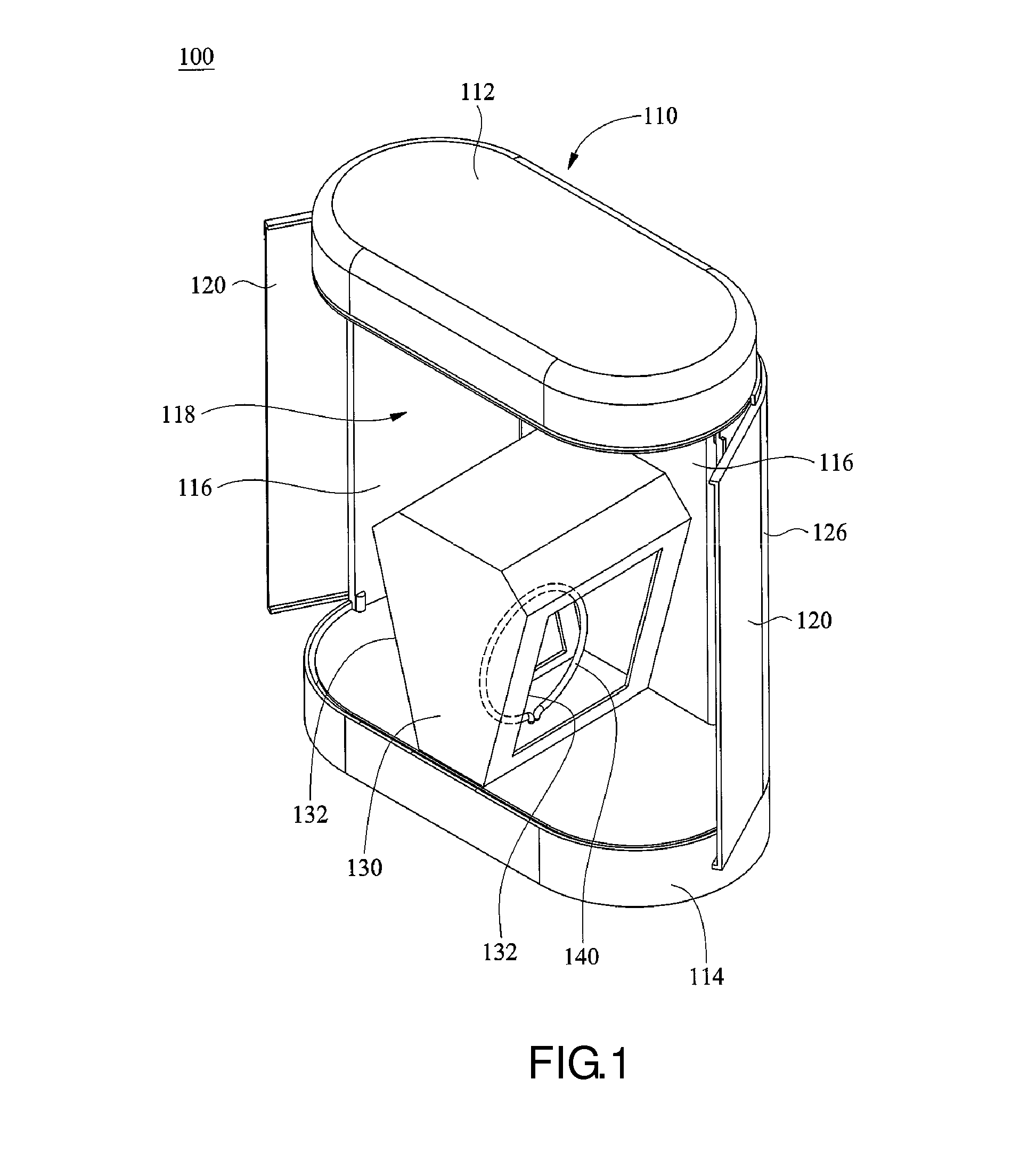 Earpiece-oriented sterilizing dustproof device