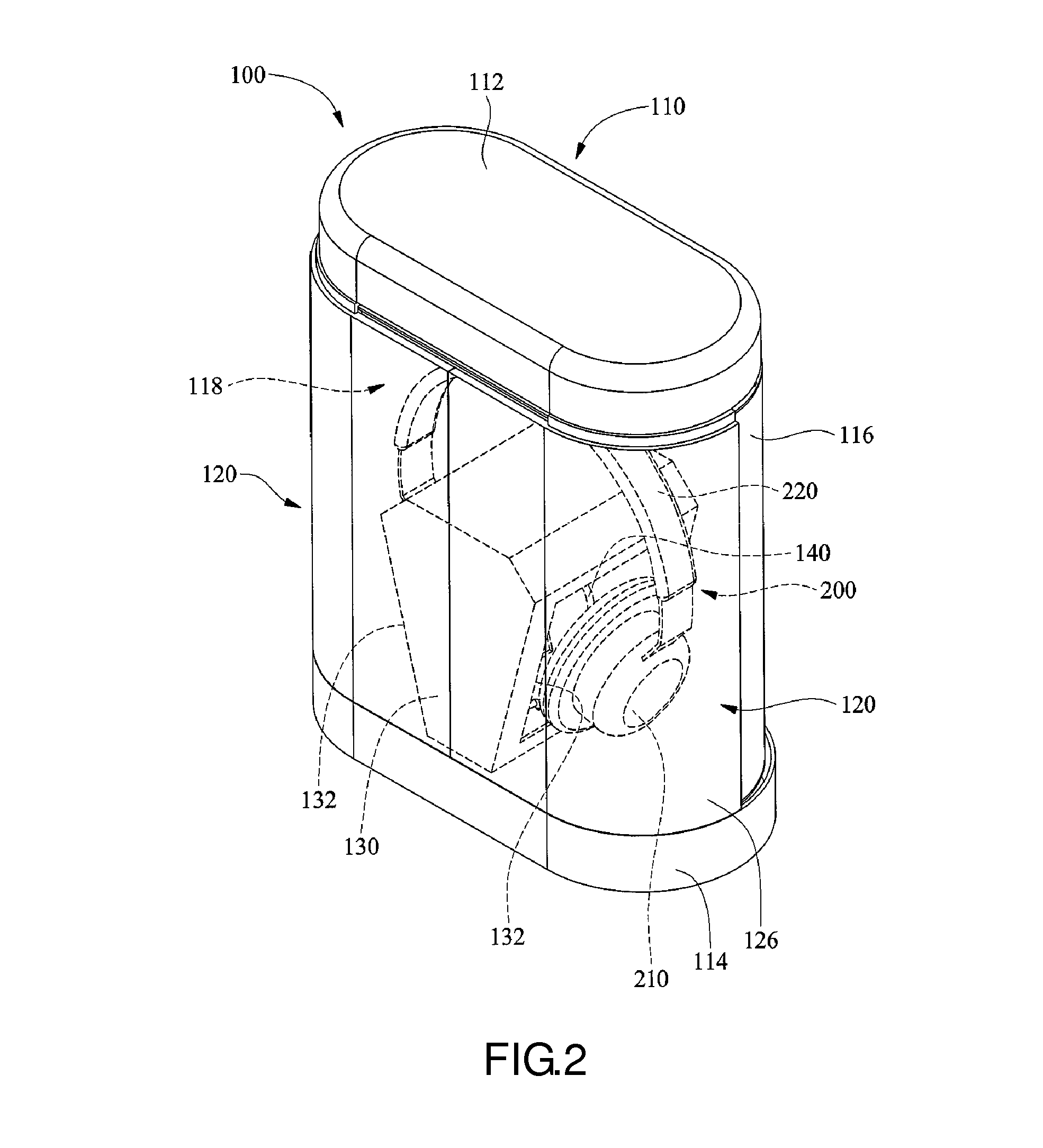 Earpiece-oriented sterilizing dustproof device