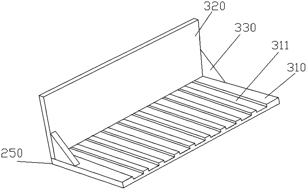 Testing device for service life of switching elements