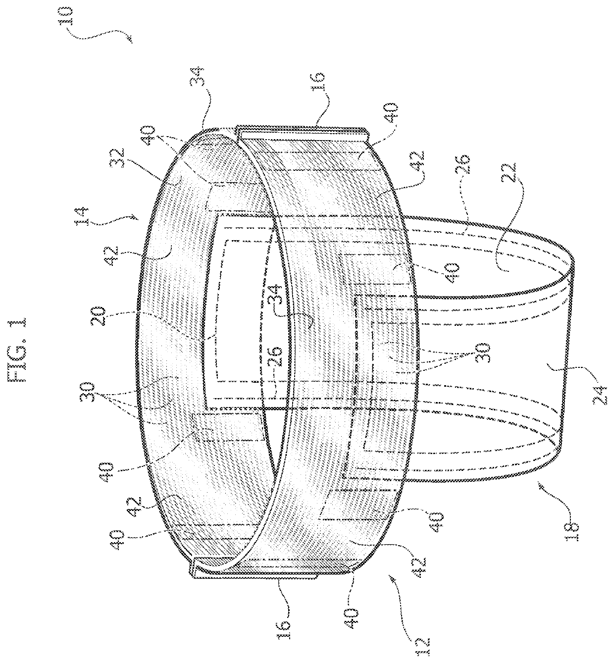 Method and apparatus for manufacturing absorbent sanitary products and an absorbent sanitary product