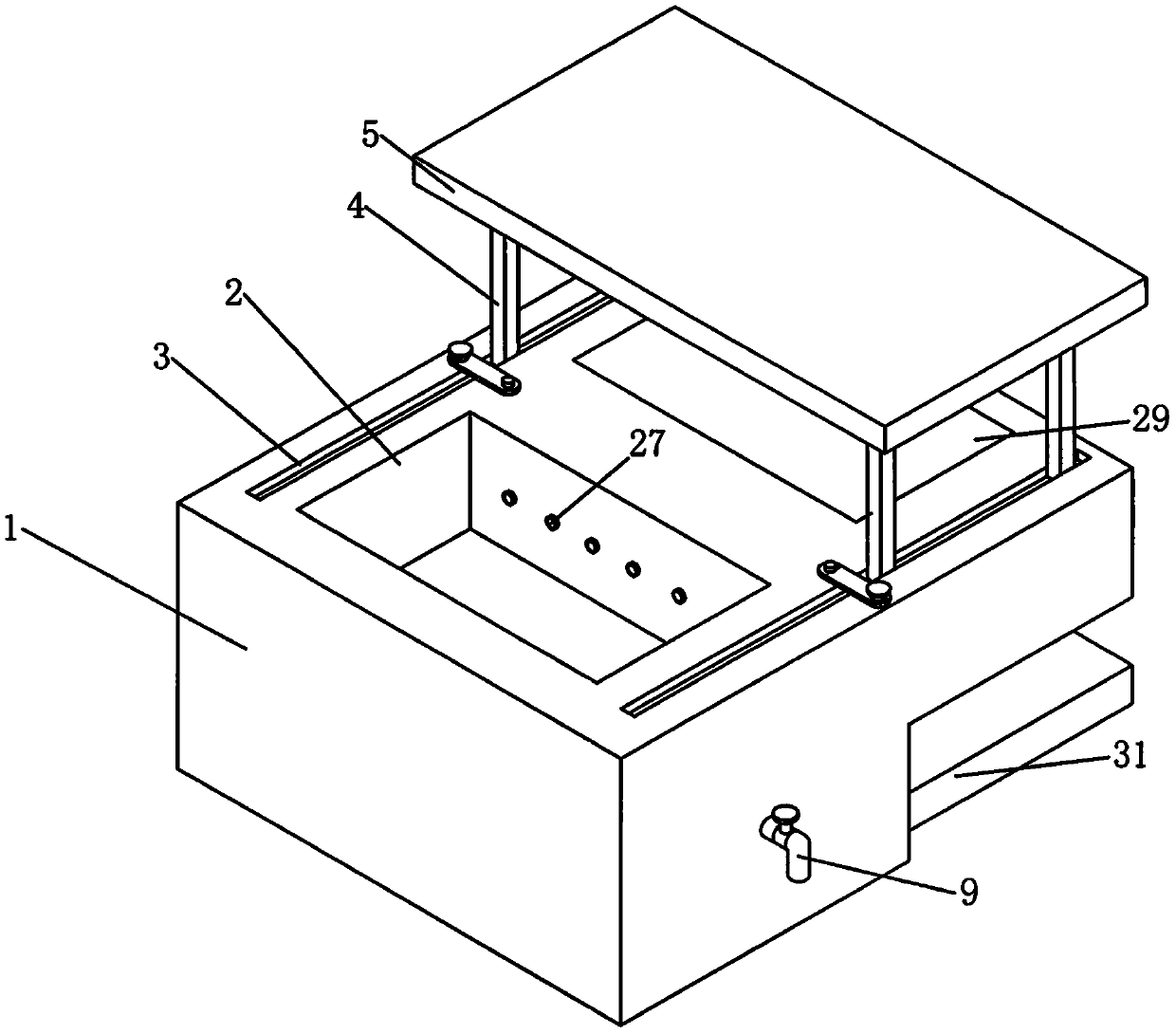 Battery cleaning device