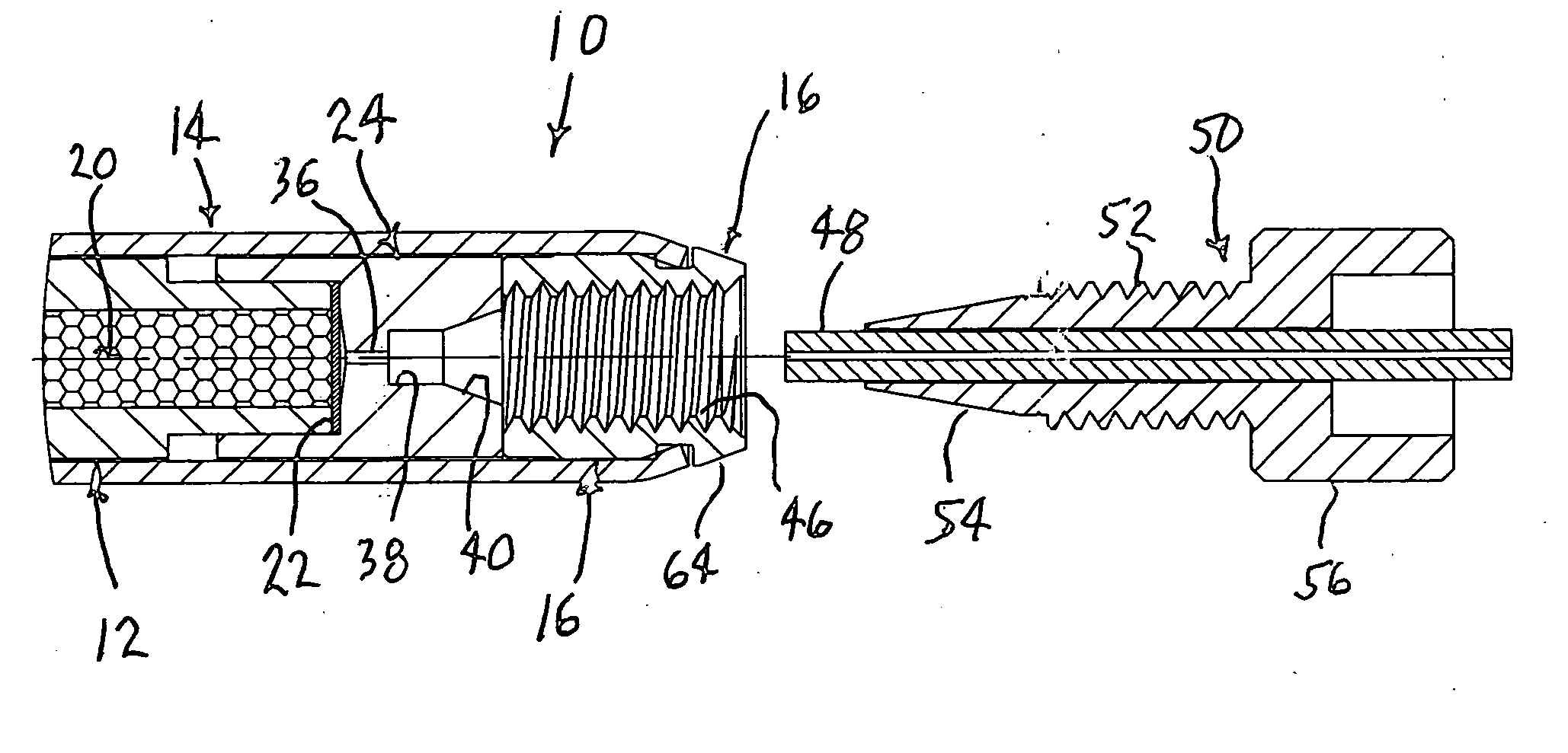 HPLC column design and method of making same