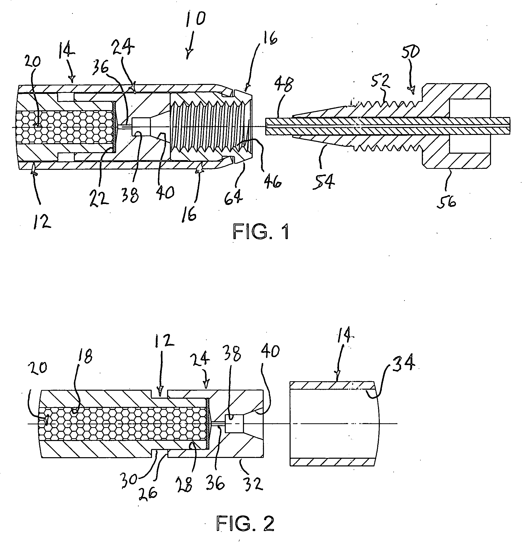 HPLC column design and method of making same