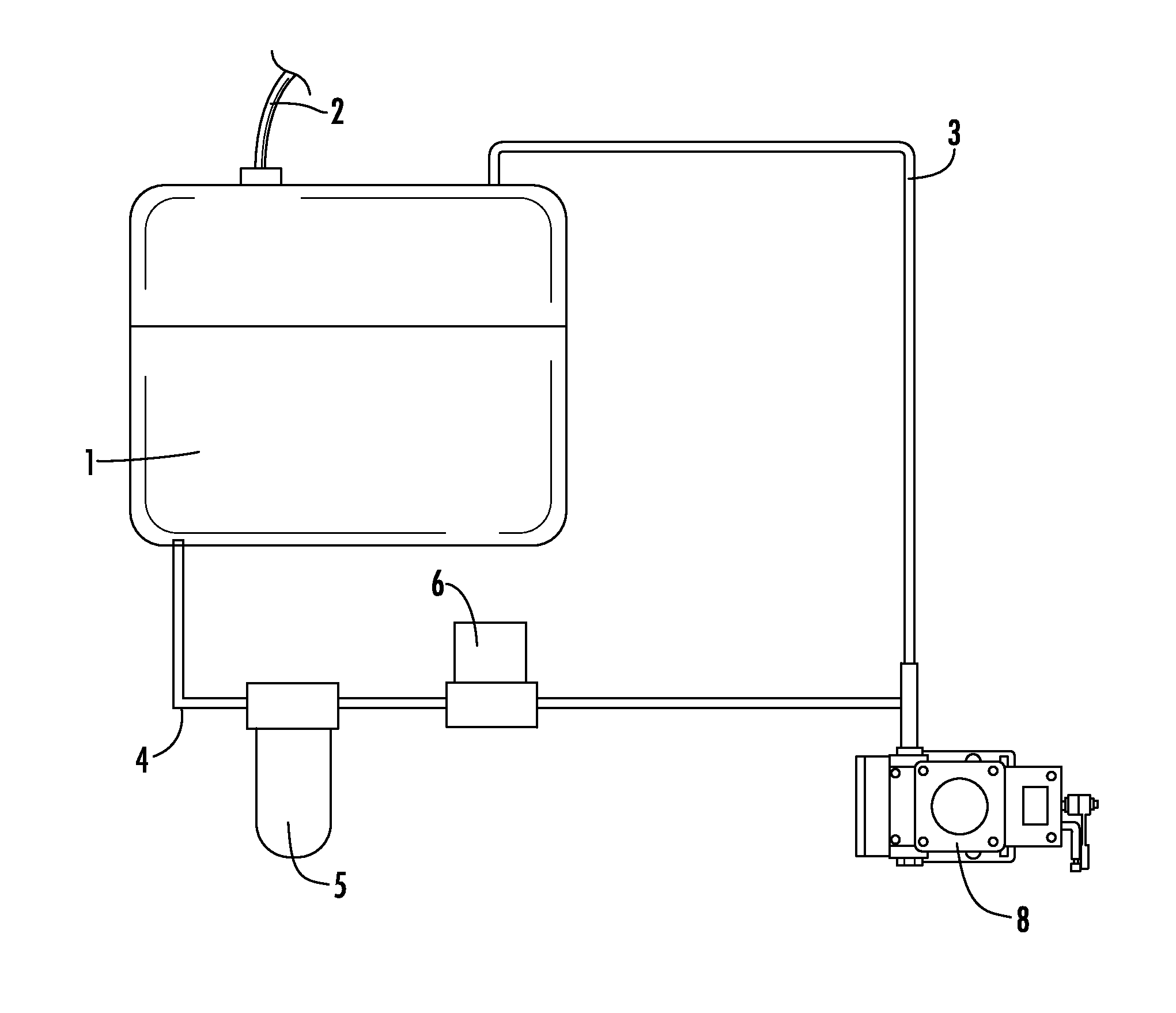 Chilled vehicle fuel storage tank