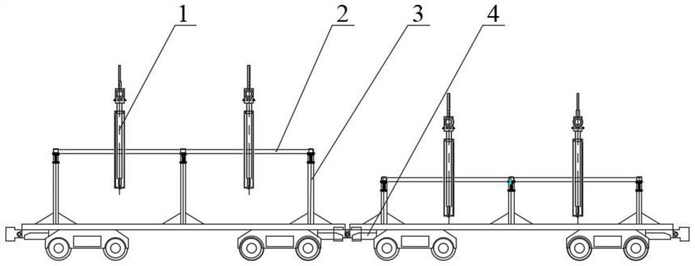 A mobile trolley for drilling based on tbm method for tunnel construction