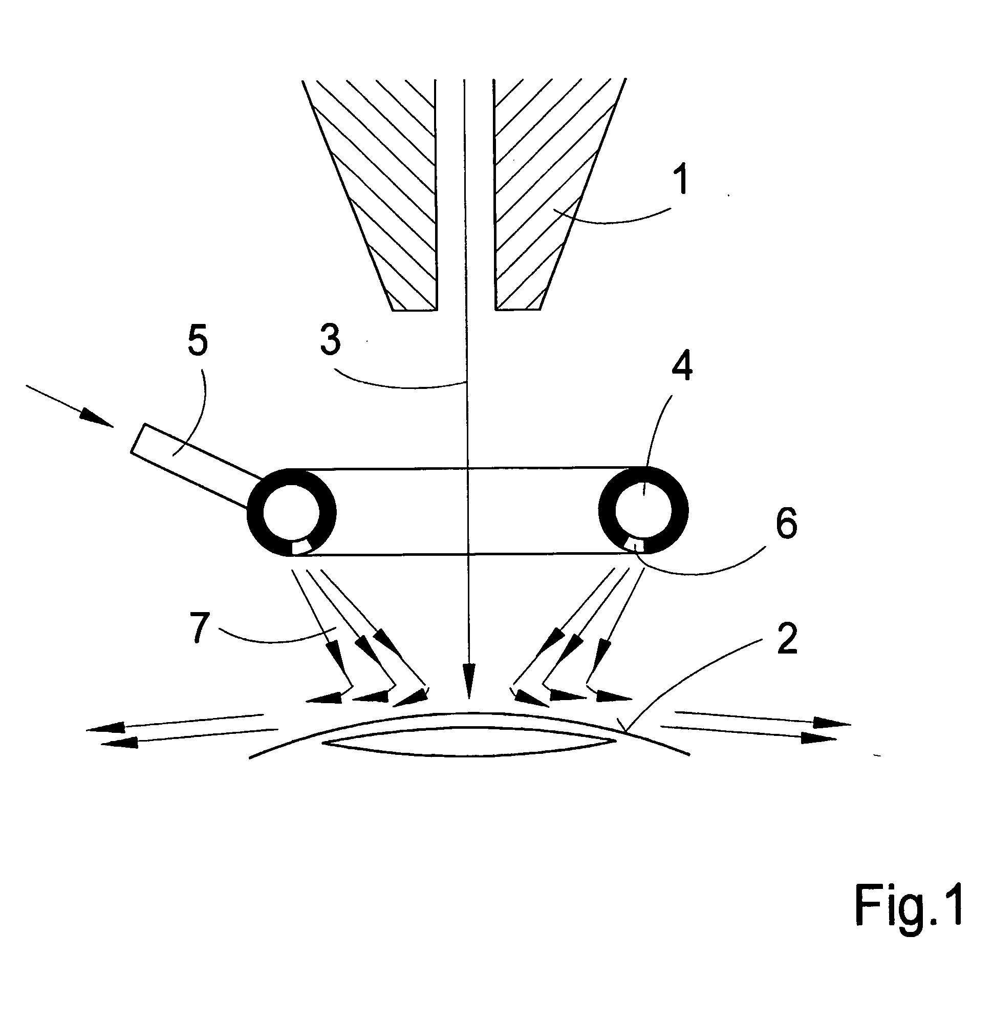 Method and system for the removal of material