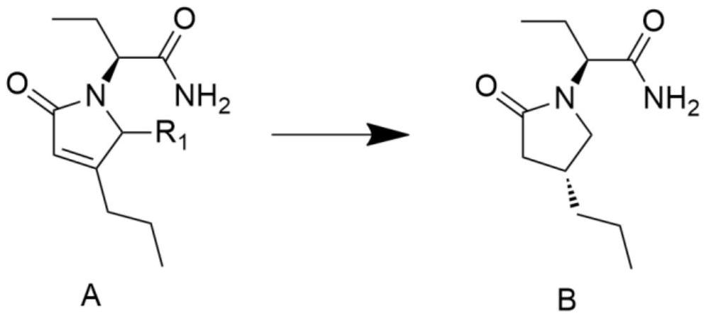 A kind of preparation method of high chiral purity lactam compound