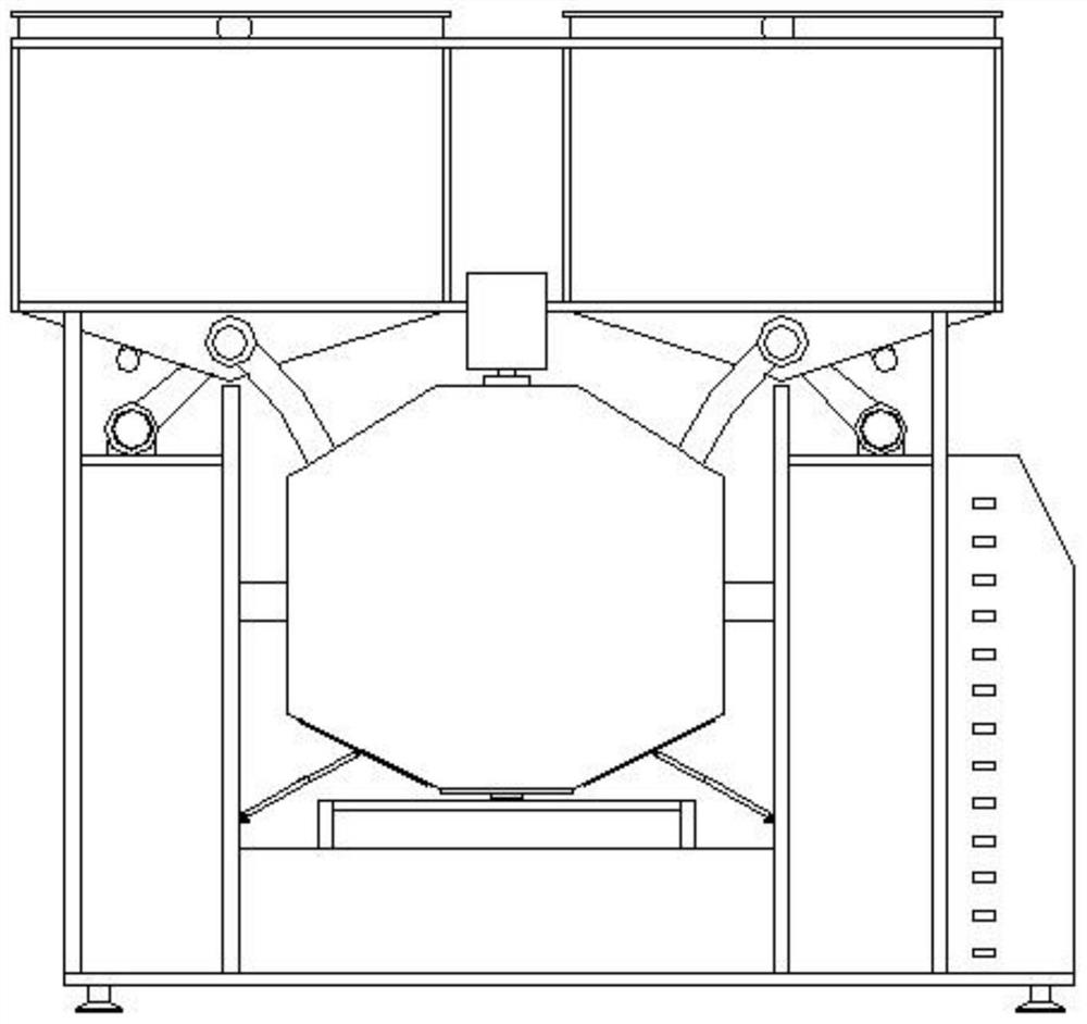 Electric automatic feed mixing device