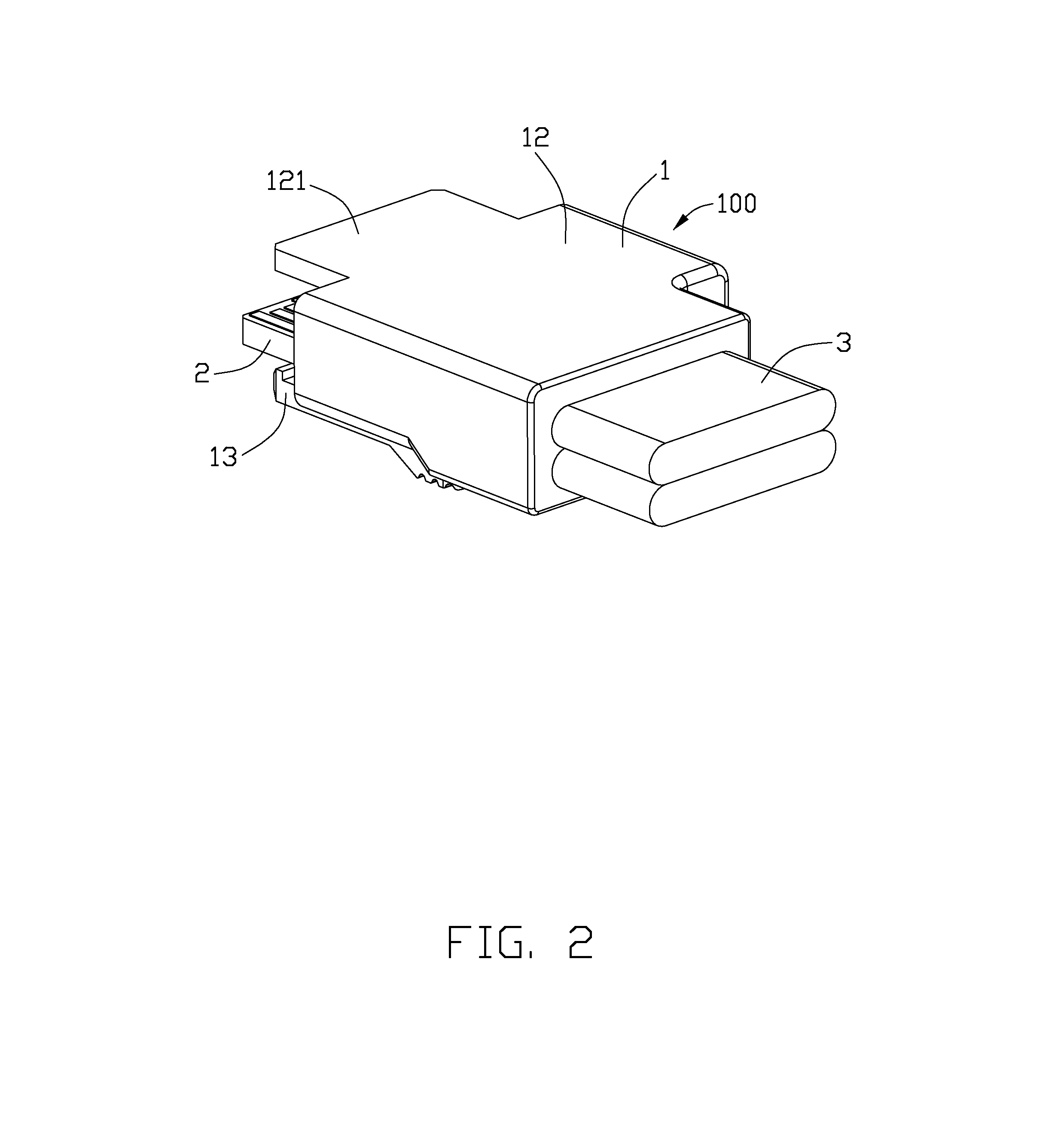 Cable connector, receptacle connector and connector assembly thereof with improved contact arrangement